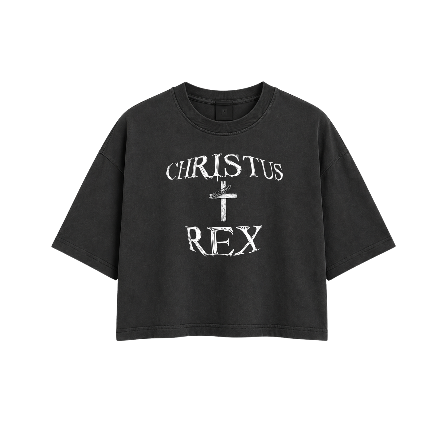 Christus Rex Unisex Cropped Tee
