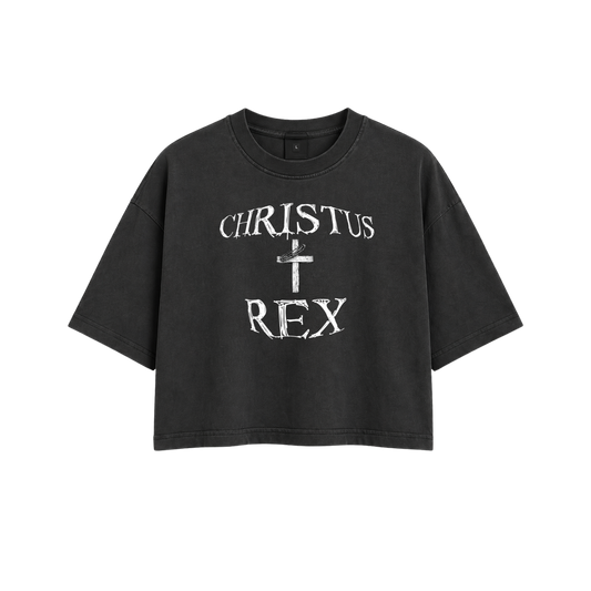 Christus Rex Unisex Cropped Tee
