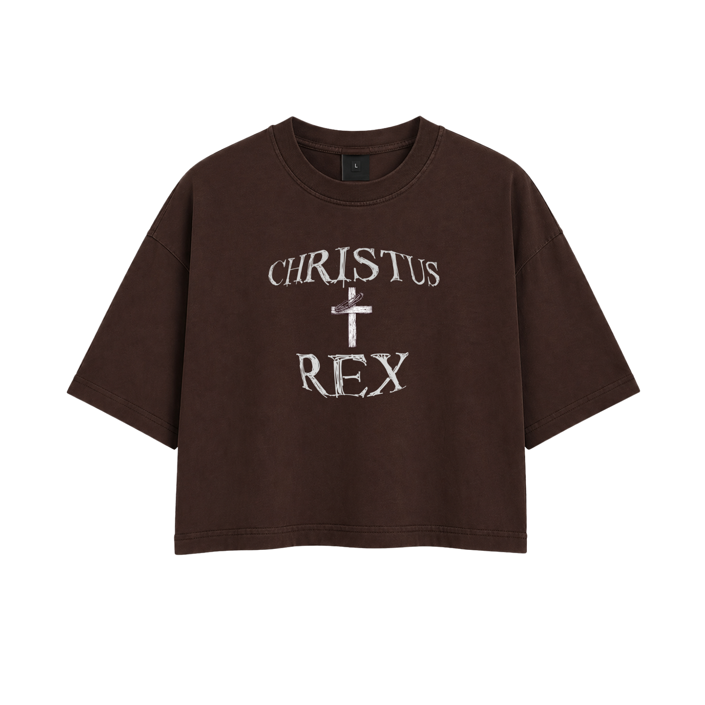 Christus Rex Unisex Cropped Tee